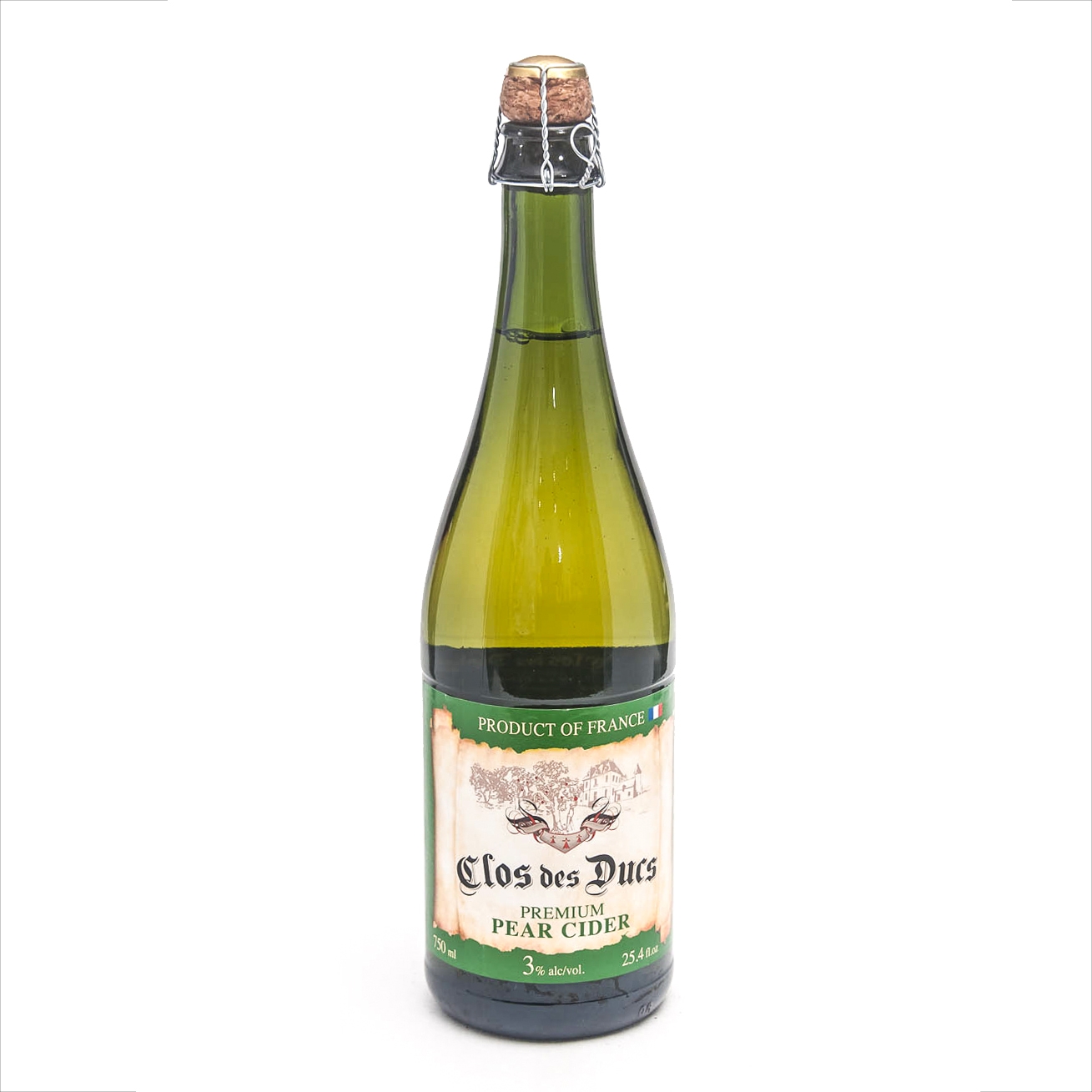 Пуаре Les Celliers Associes Clos Des Ducs Premium Pear / Игристый сладкий грушевый сидр 0,75 бут.