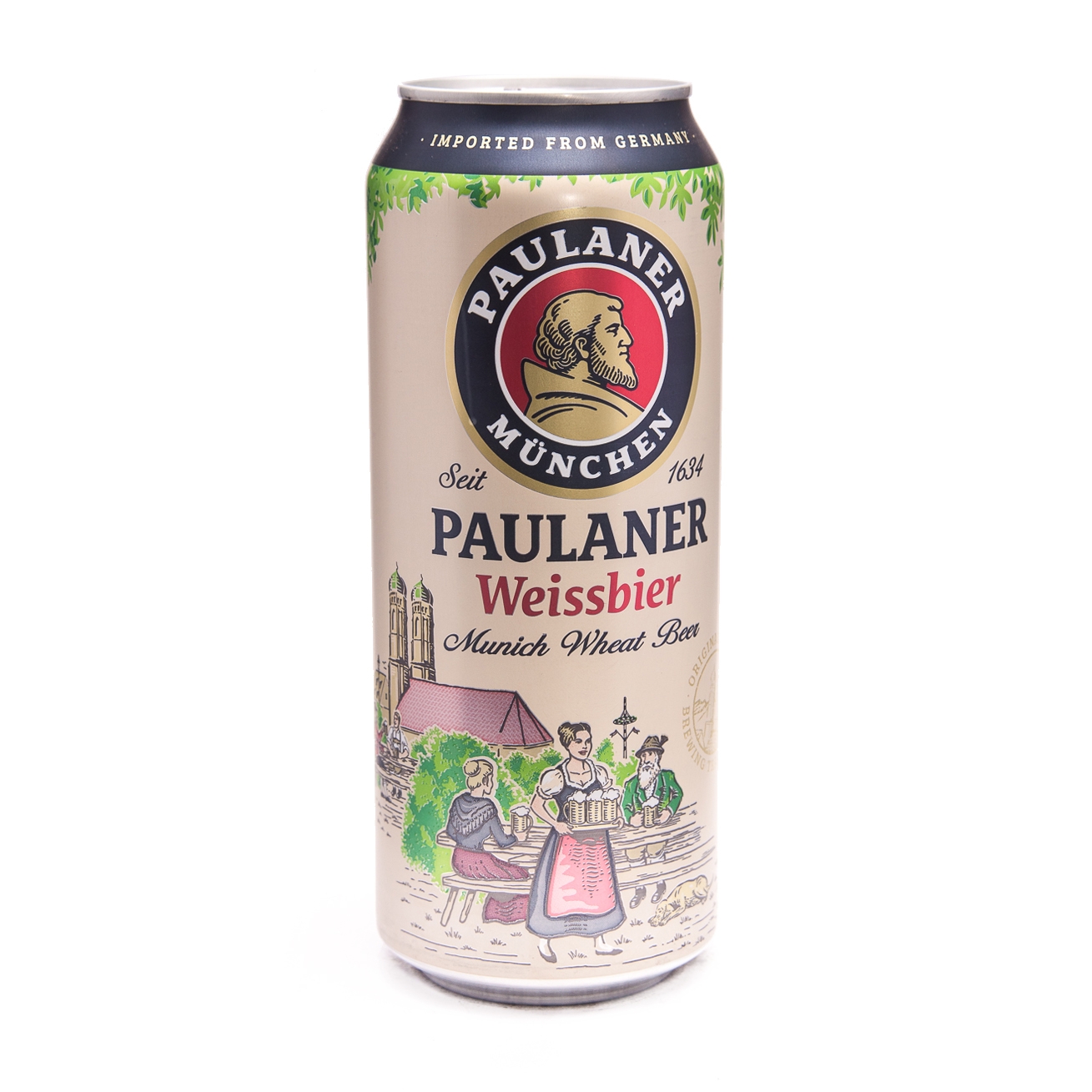 Paulaner Hefe Weissbier / Дрожжевое Пшеничное 0,5 бан.