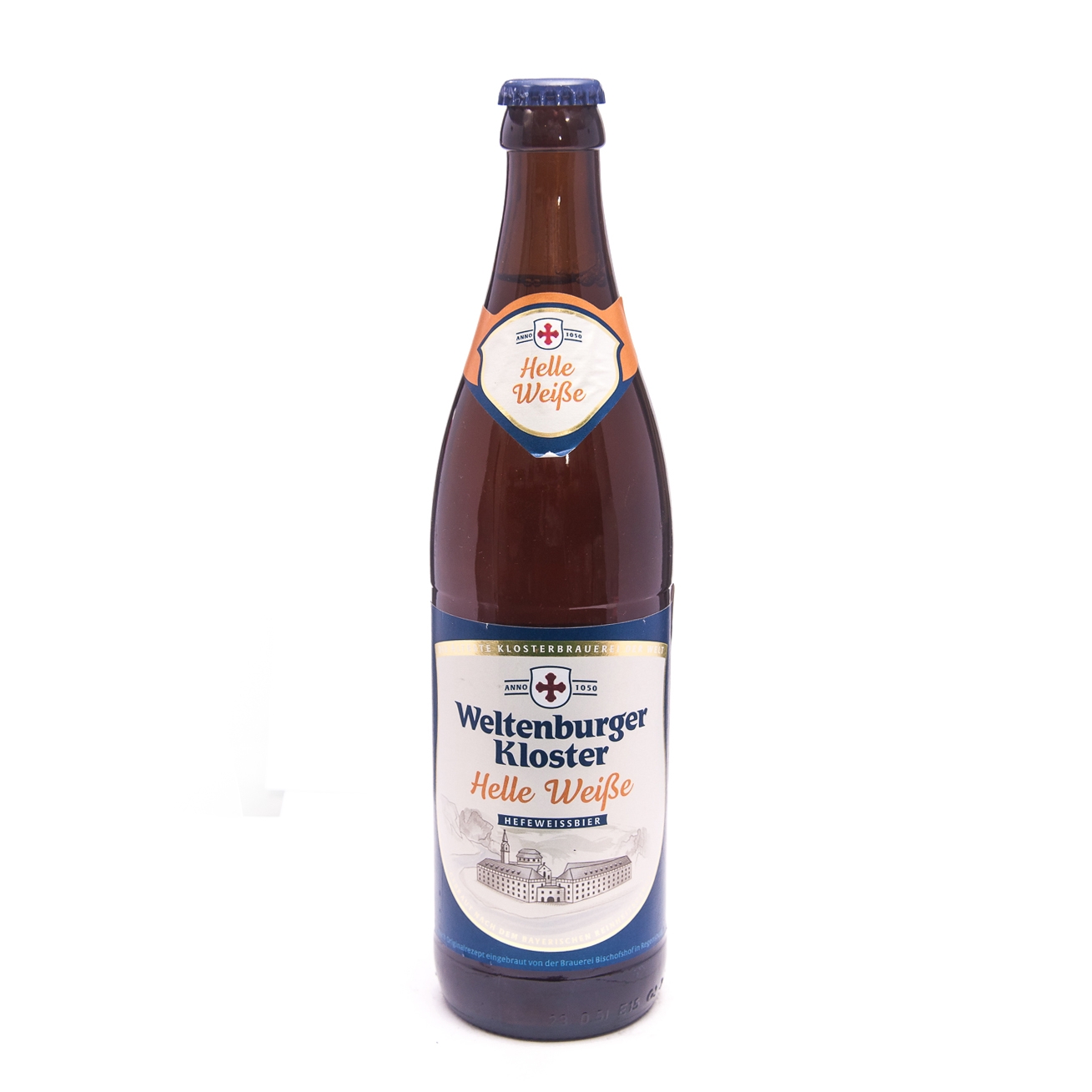 Weltenburger Kloster Helle Weisse Hefeweissbier / Монастырское светлое пшеничное неф. пиво 0,5 бут.