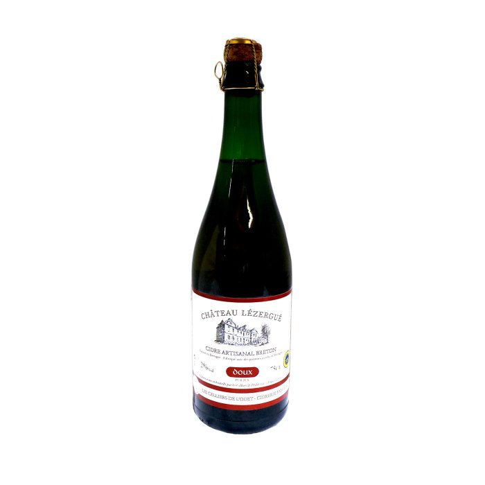 Сидр Chateau Lezergue Artisanal Breton Doux / Шато Лезергю ремесленный бретонский сладкий 0,75 бут.