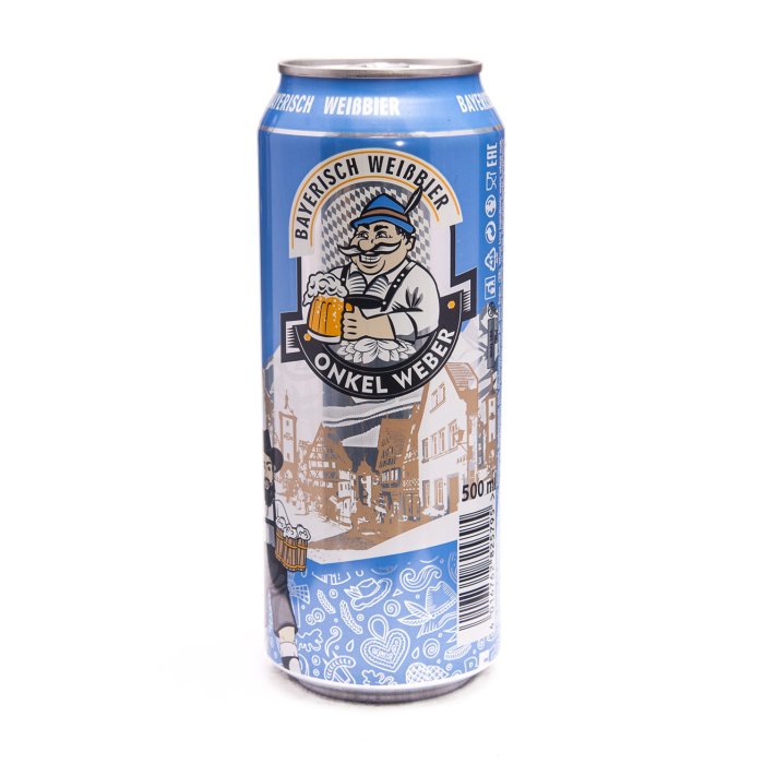 Onkel Weber Bayerisch Weissbier / Баварское пшеничное пиво 0,5 бан.