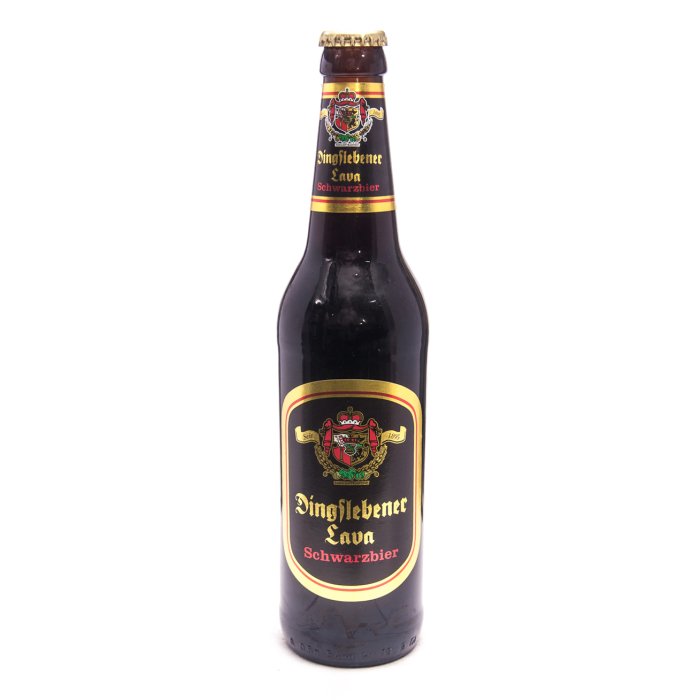 Dingslebener Lava Schwarzbier / Лава чёрное пиво 0,5 бут.