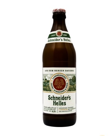 Schneider's Helles / Шнайдер светлое пиво 0,5 бут.