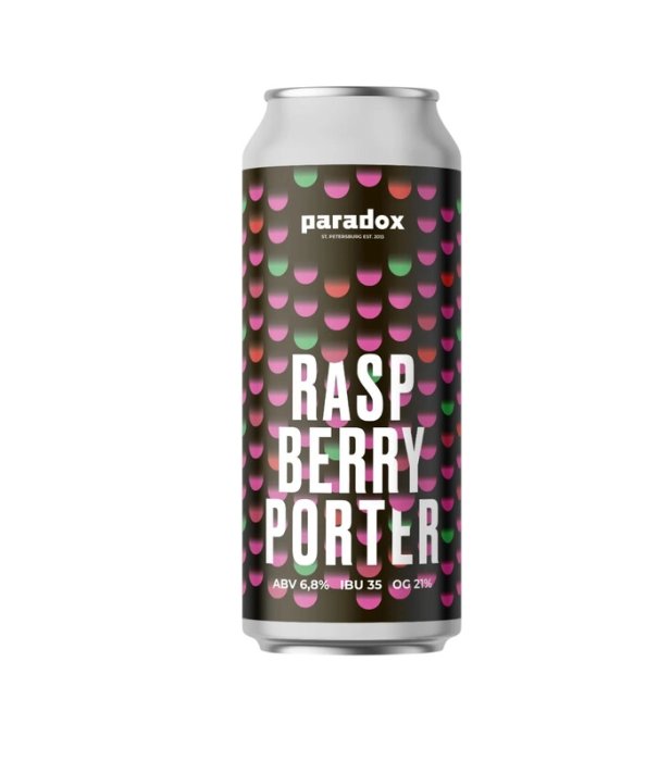 Paradox Raspberry Porter / Малиновый портер 0,45 бан.