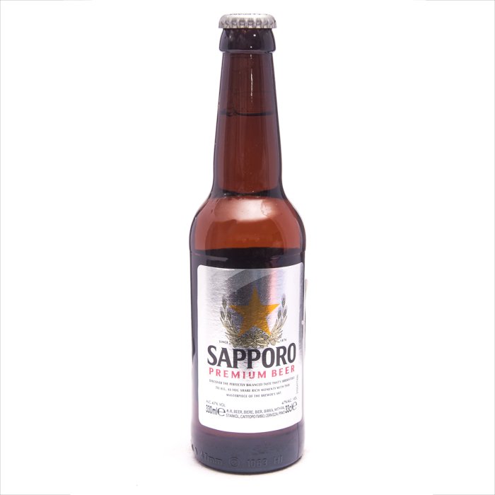 Sapporo Premium Beer / Премиум пиво 0,33 бут.