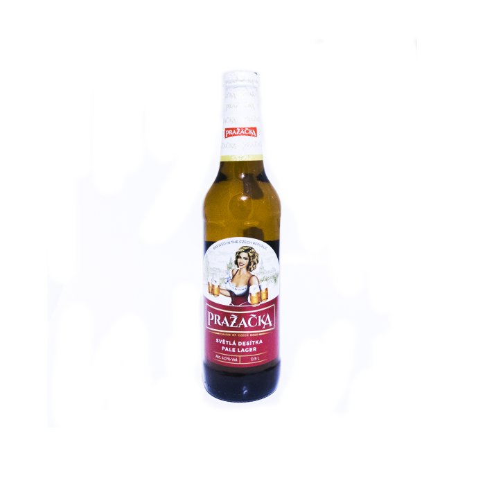 Prazacka Svetla Desitka Pale Lager / Пражачка светлая десятка светлый лагер 0,5 бут.