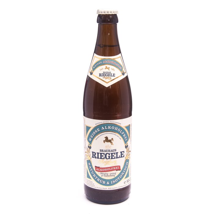 Riegele Weisse Alkoholfrei / Ригеле пшеничное безалкогольное пиво 0,5 бут., б/а