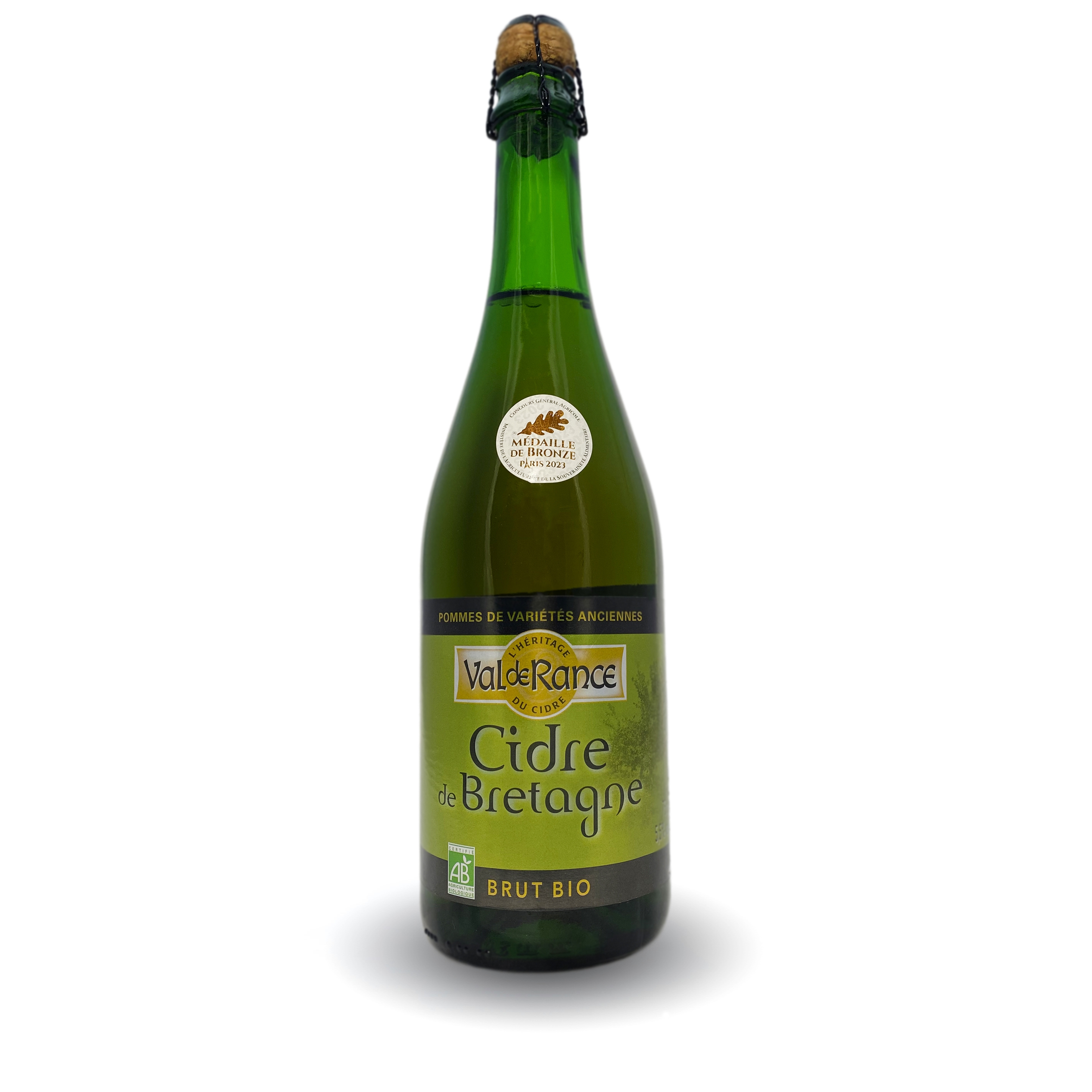Сидр Val De Rance Cidre De Bretagne Bio / Валь де Ранс Бретани органический 0,75 бут.
