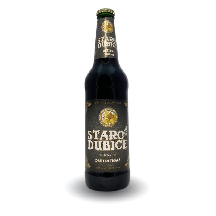 Starodubice Desitka Tmava / Стародубице десятка тёмное пиво 0,5 бут.