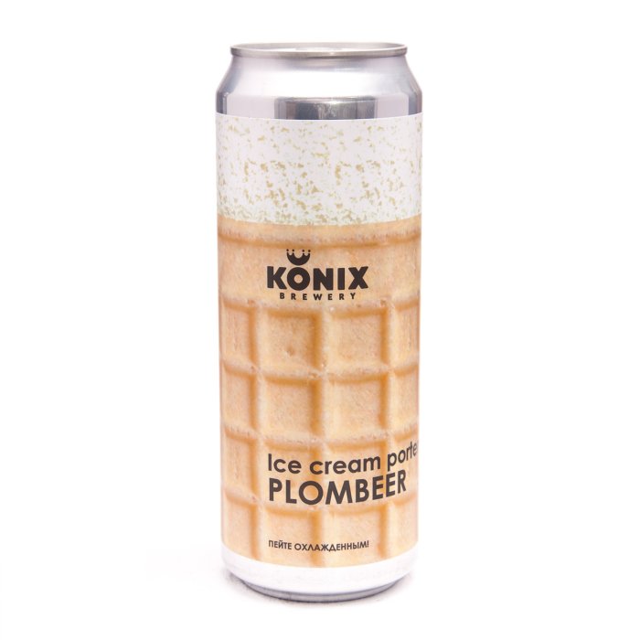 Konix Ice Cream Porter Plombeer / Мороженное портер пломбир 0,45 бан.