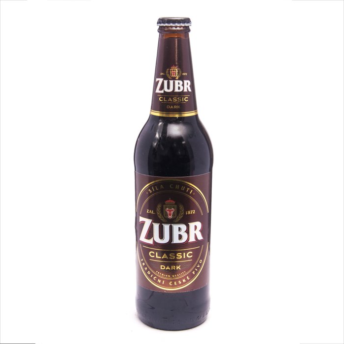 Zubr Classic Dark Lezak / Зубр классический тёмный лежак 0,5 бут.