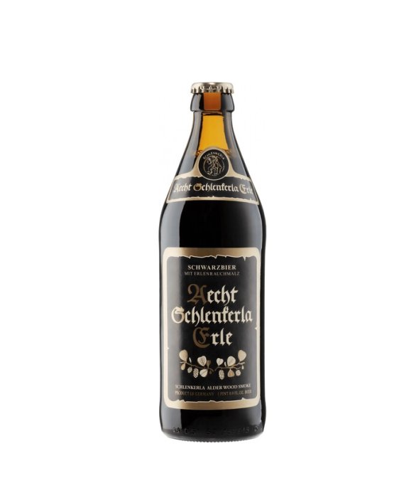Schlenkerla Erle Schwarzbier / Чёрное пиво копчёное на ольхе 0,5 бут.