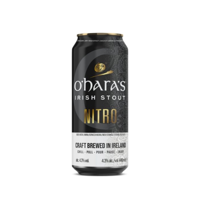 Carlow Oharas Irish Stout Nitro / Ирландский стаут с азотом 0,44 бан.