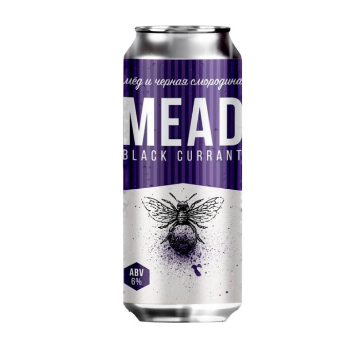 Мёд Steppe&Wind Black Currant Lime Mead 0,45 бан.