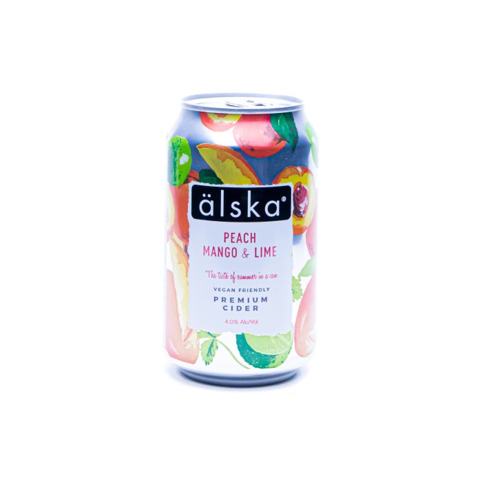 Сидр Alska Peach Mango Lime 0,33 бан.