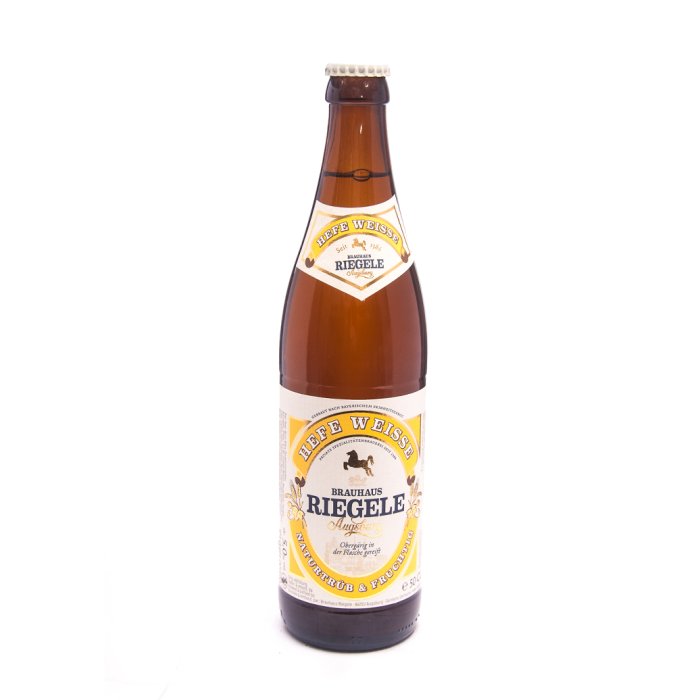 Riegele Hefe Weisse / Ригеле нефильтрованное пшеничное пиво 0,5 бут.