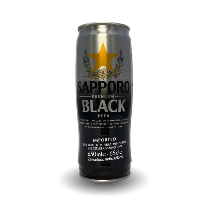 Sapporo Premium Black Beer/ Темное пиво 0,65 бан.