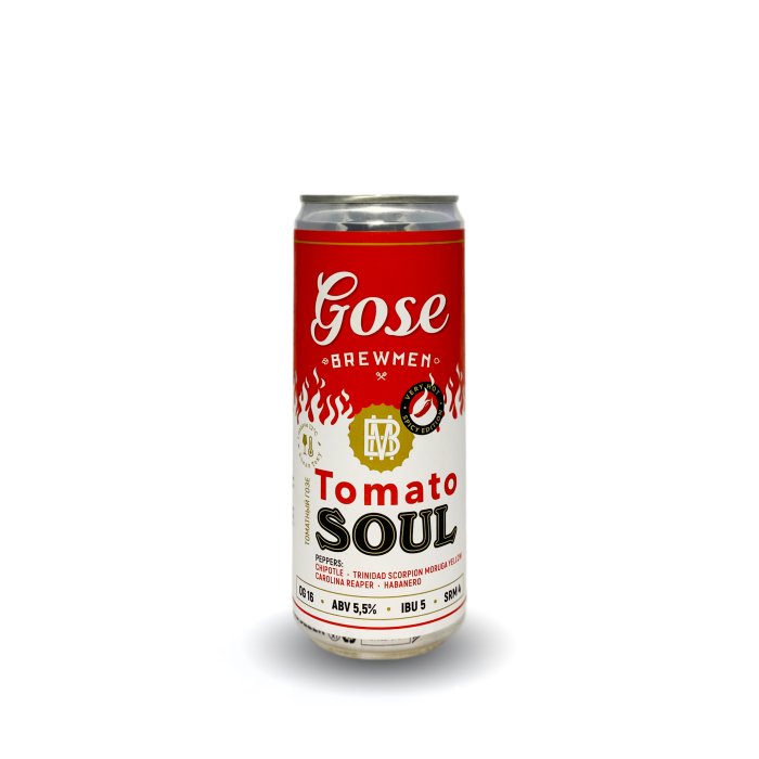Brewmen Tomato Soul Very Hot Spicy Edition/Брюмен Очень острая пряная версия Томатная душа 0,33 бан.