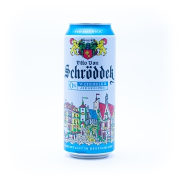 Otto Von Schrodder Weissbier / Пшеничное пиво Отто фон Шрёддер безалкогольное 0,5 бан., б/а