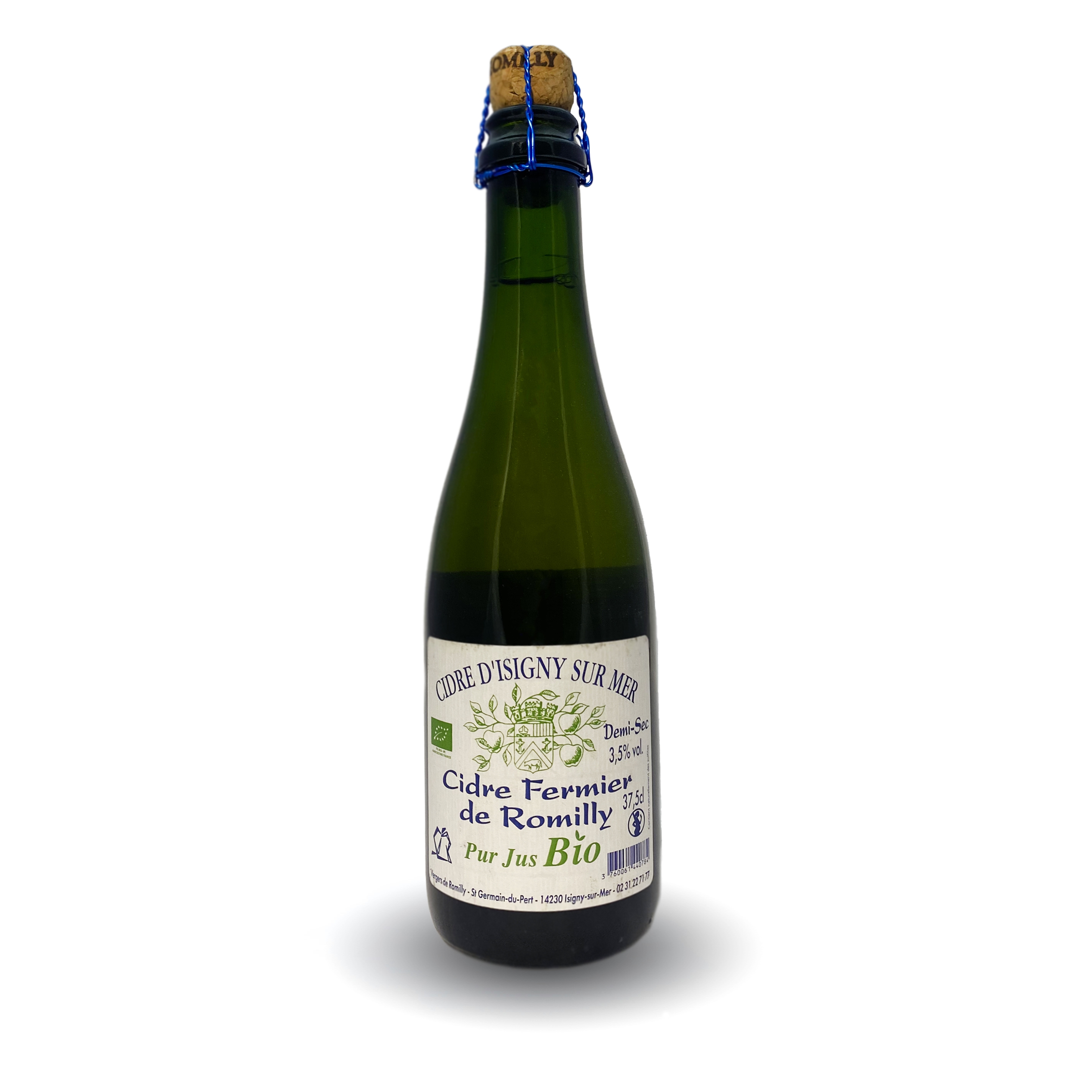 OLD_Cidre Fermier de Romilly Bio Demisec 0,375 бут.