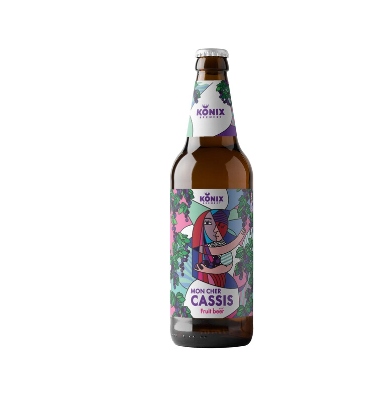 Konix Mon Cher Cassis / Мон Шер чёрная смородина 0,45 бут.
