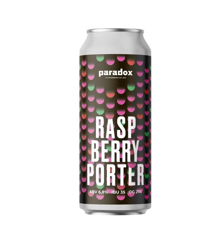 Paradox Raspberry Porter / Малиновый портер 0,45 бан.