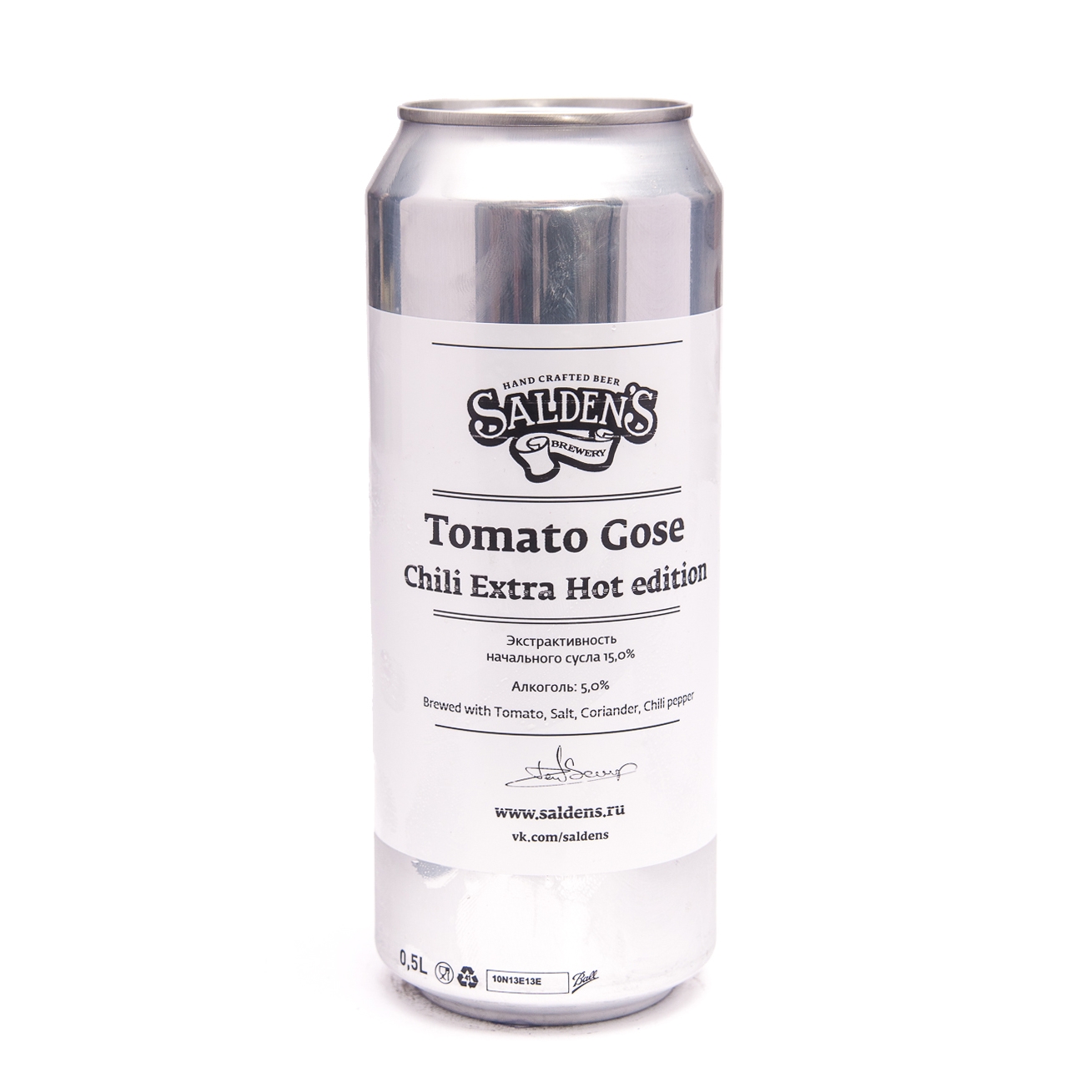 Salden's Tomato Gose Chili Extra Hot 0,5 бан.