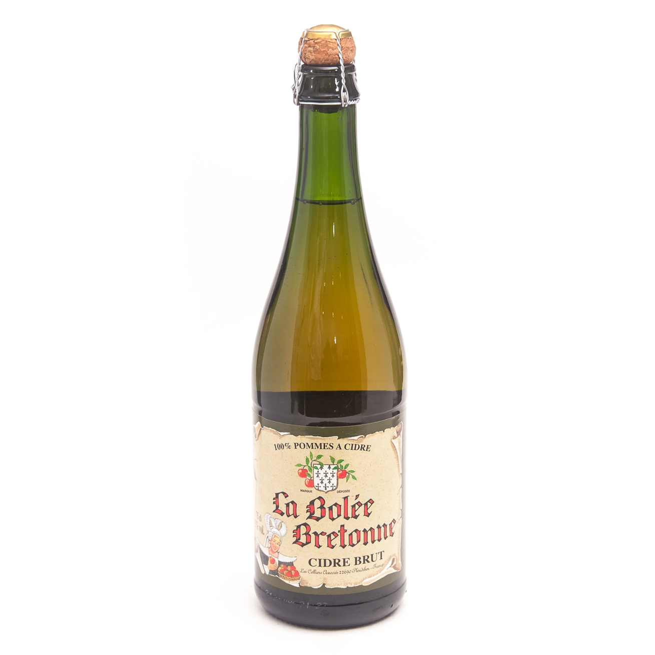 Сидр Val De Rance La Bolee Bretonne Cidre Brut 0,75 бут./ Сухой сидр Бретонская чаша 0,75 бут.