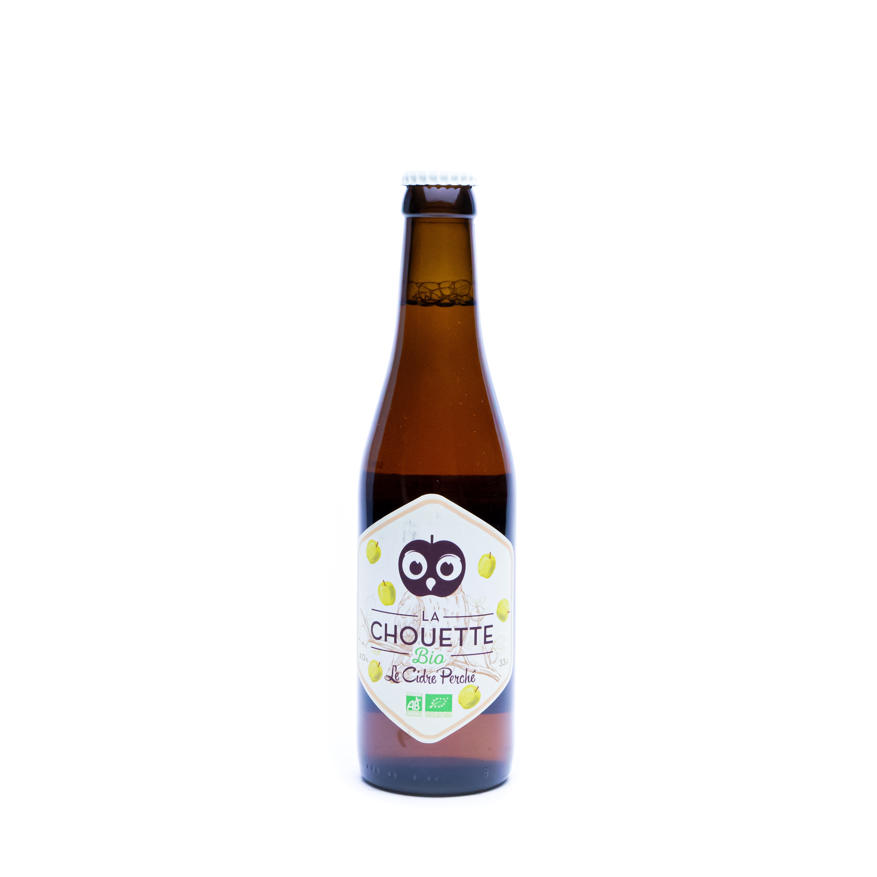 La Chouette Bio Cider Semi-Sweet / Ла Шуэтт органический полусладкий сидр 0,33 бут.