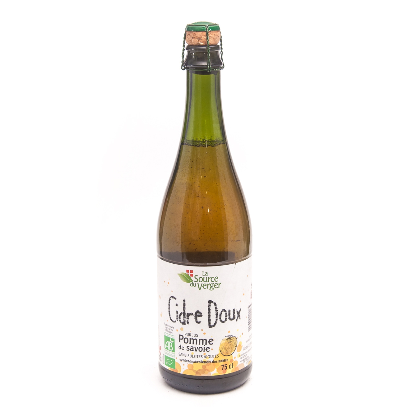 Cidre La Source du Verger Doux / Сидр Источник сада сладкий 0,75 бут.
