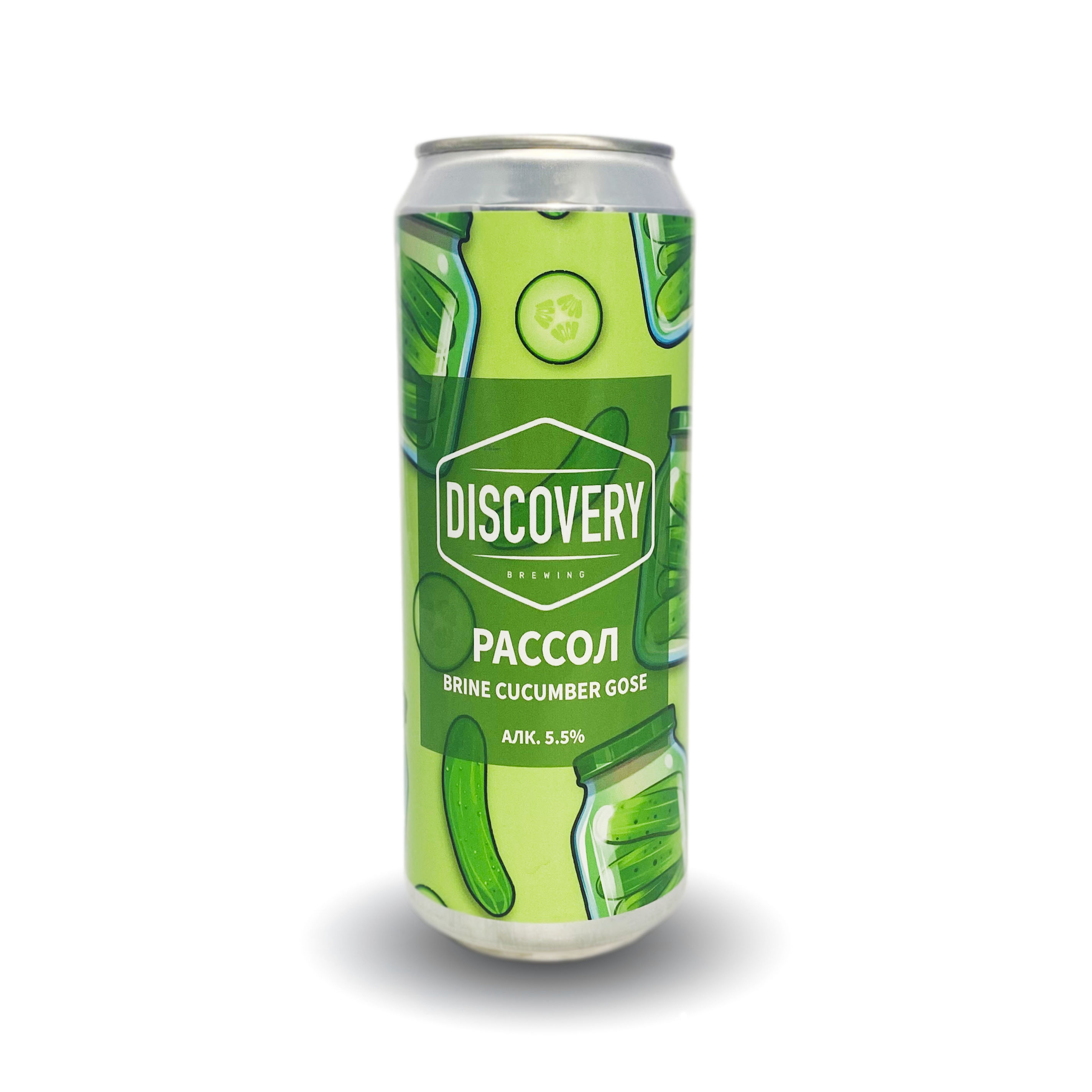 Discovery Огуречный Рассол 0,45 бан.