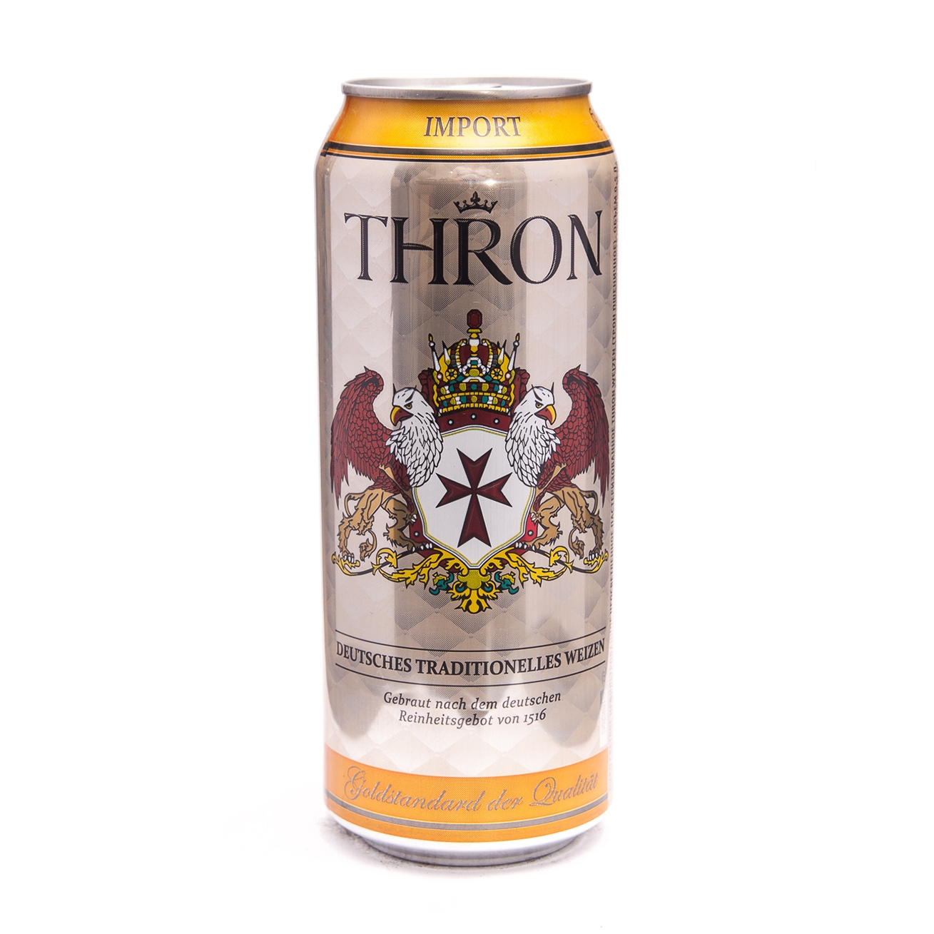 German Beverage Thron Weizen / Немецкий напиток трон пшеничное пиво 0,5 бан.