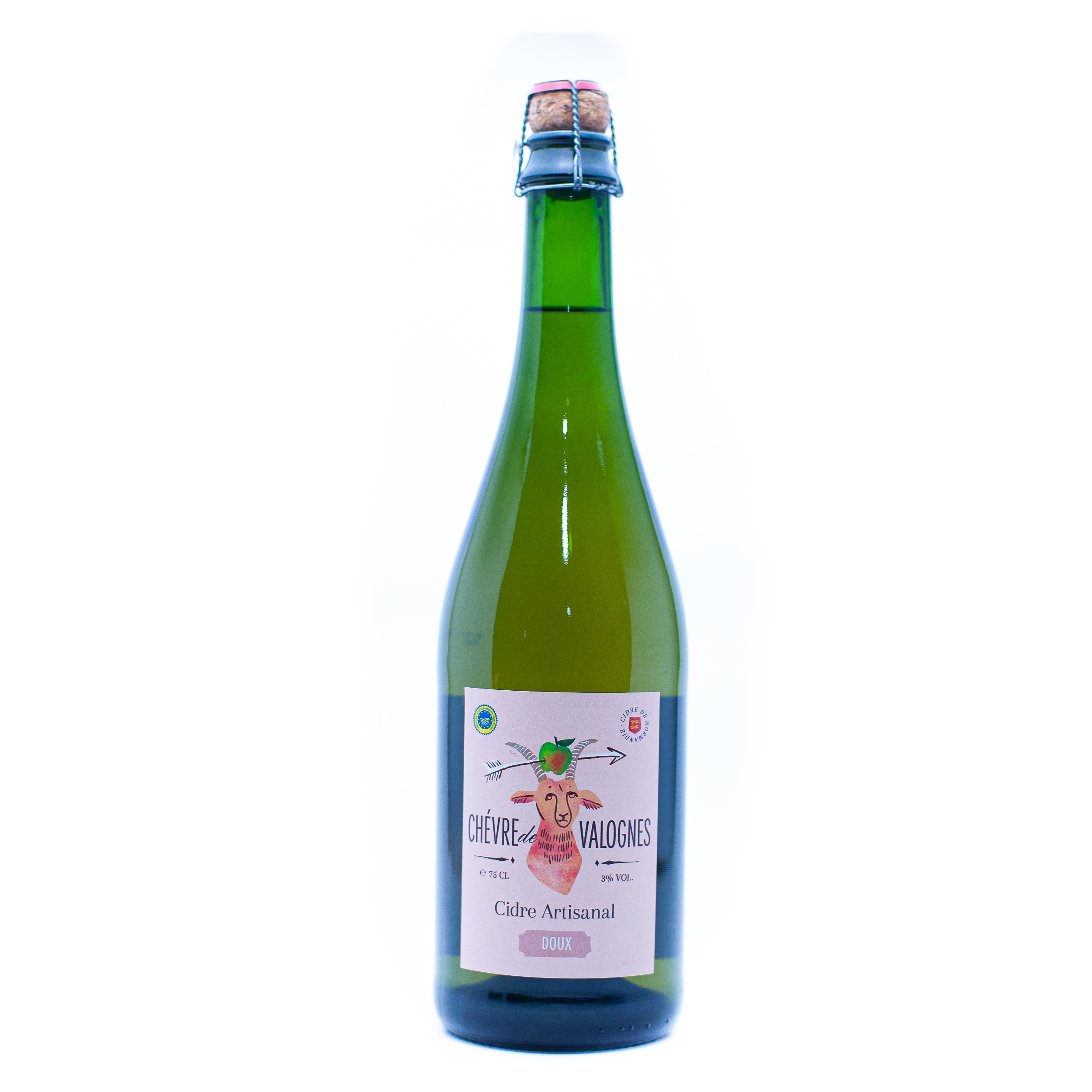 Сидр Chevre De Valognes Artisanal Doux / Шевр де Валонь ремесленный сладкий 0,75 бут.