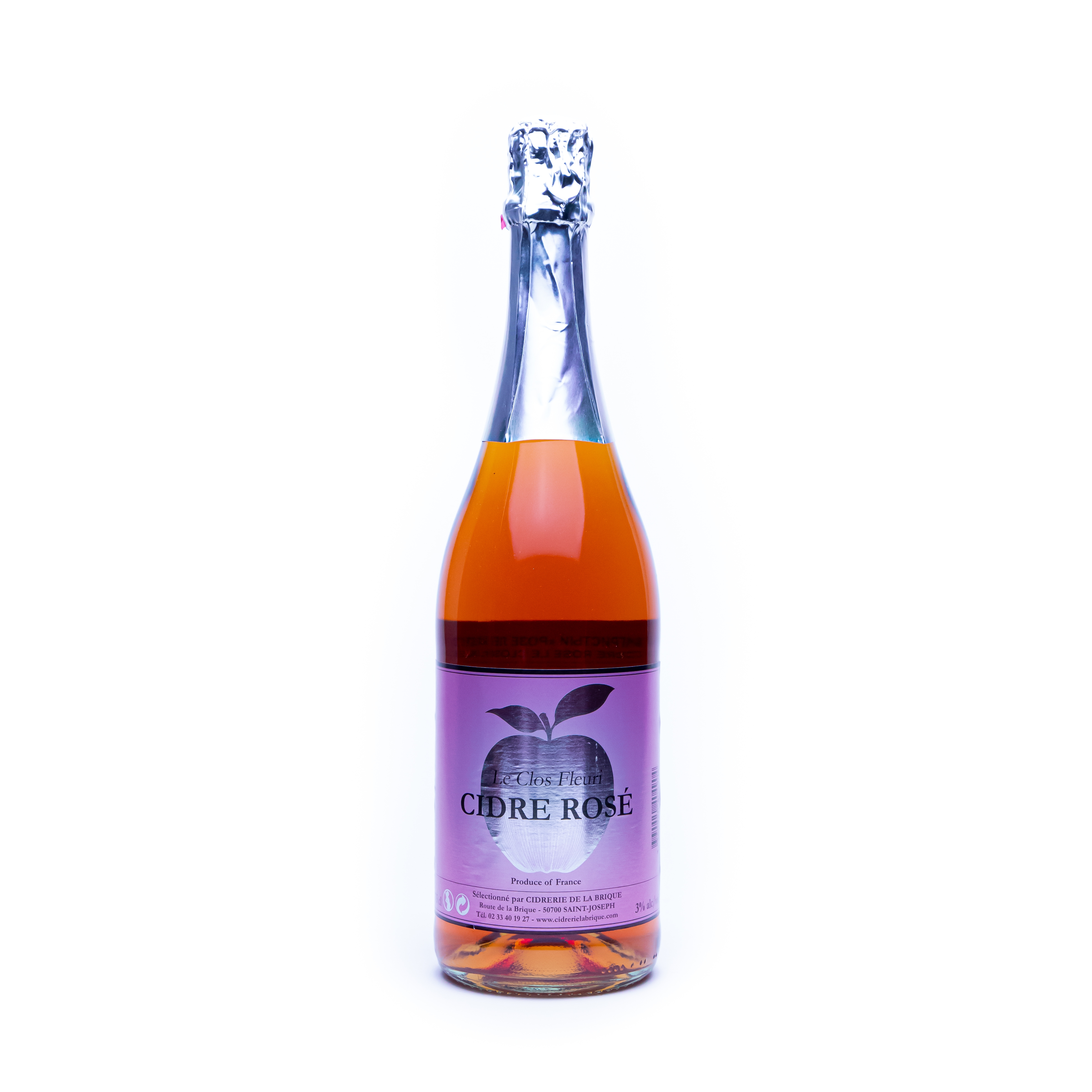 Cidre Le Clos Fleuri Rose / Сидр Ле Кло Флёри розовый 0,75 бут.