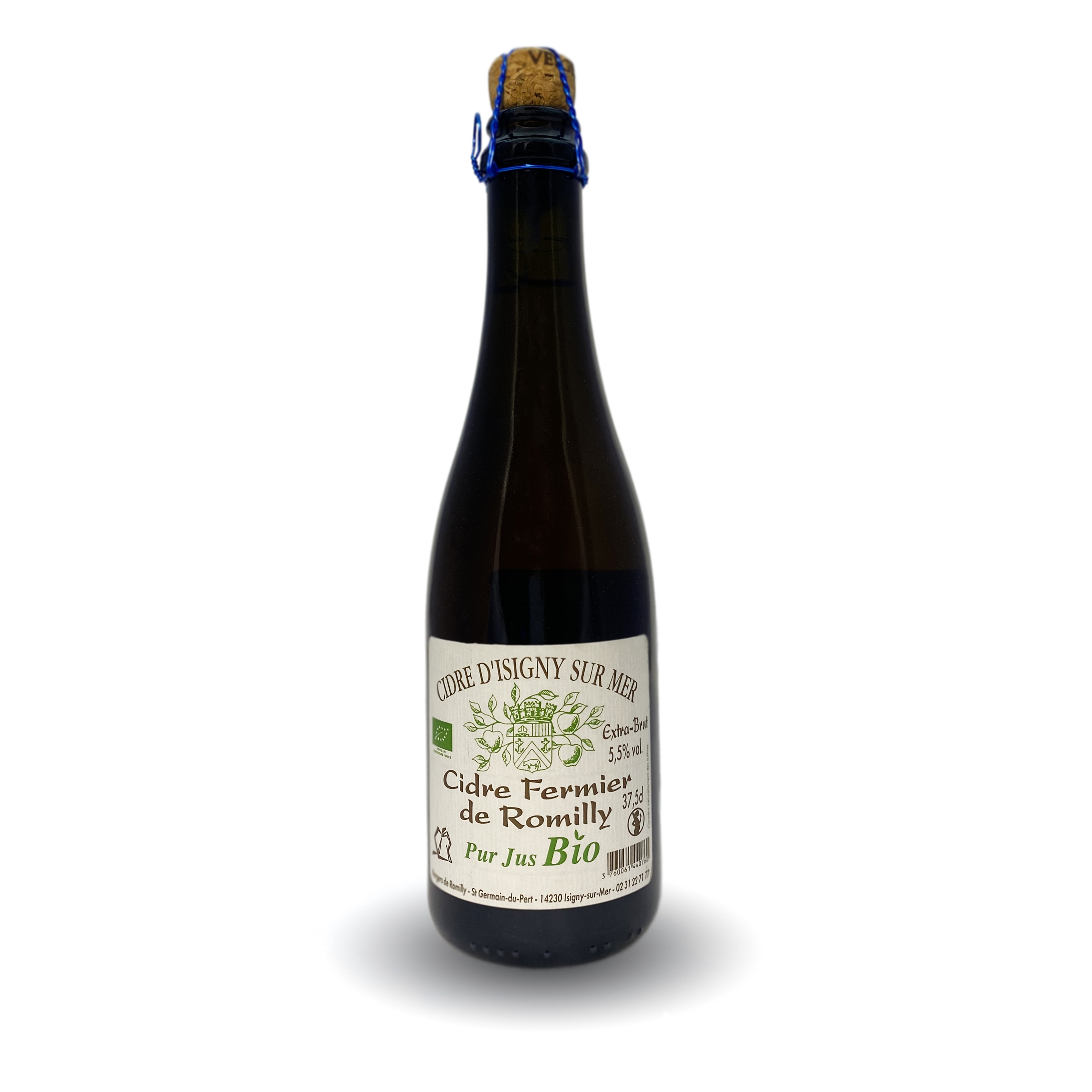 OLD_Cidre Fermier de Romilly Bio Extra Brut 0,375 бут.