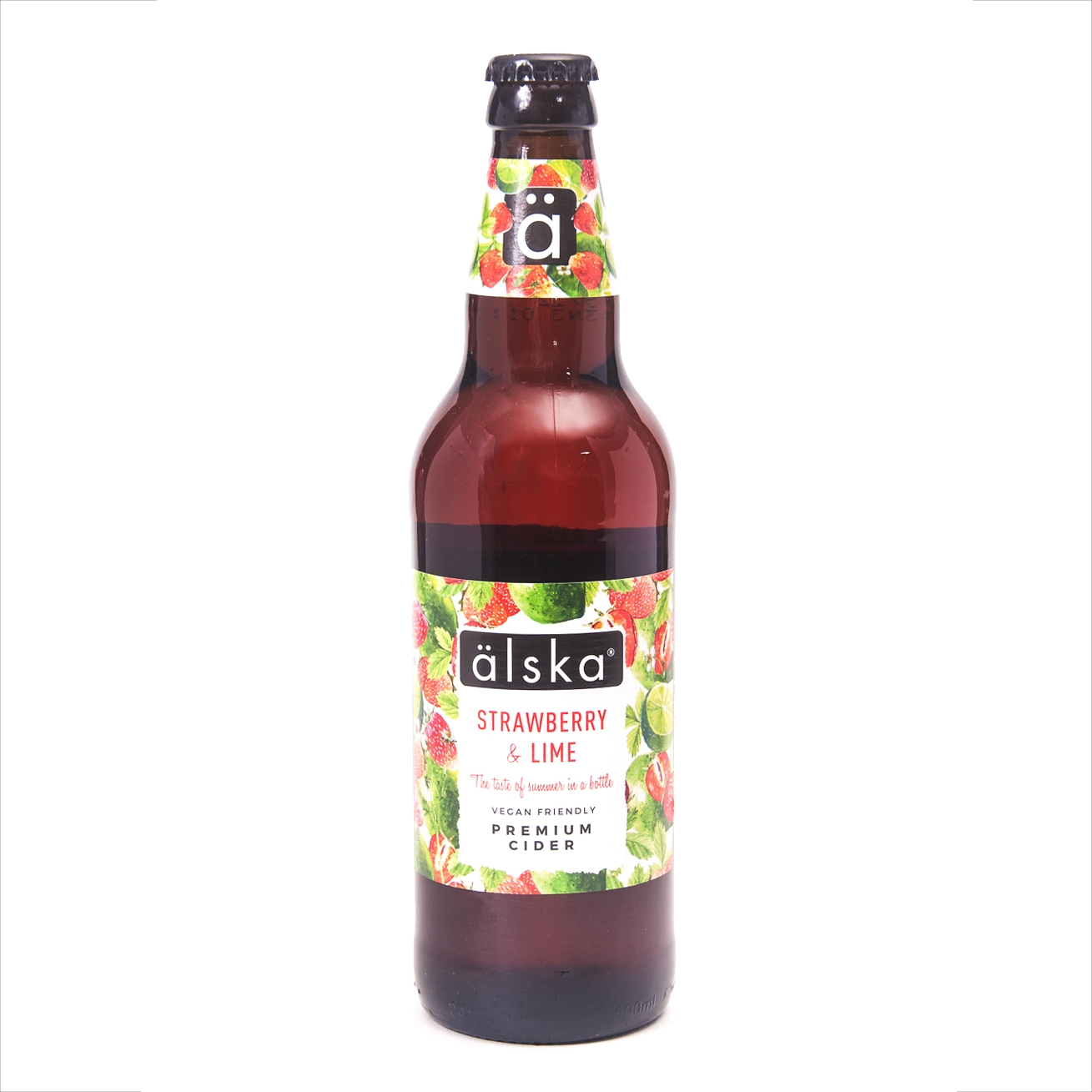 Сидр Alska Strawberry Lime/Клубнично-лаймовый 0,5 бут.
