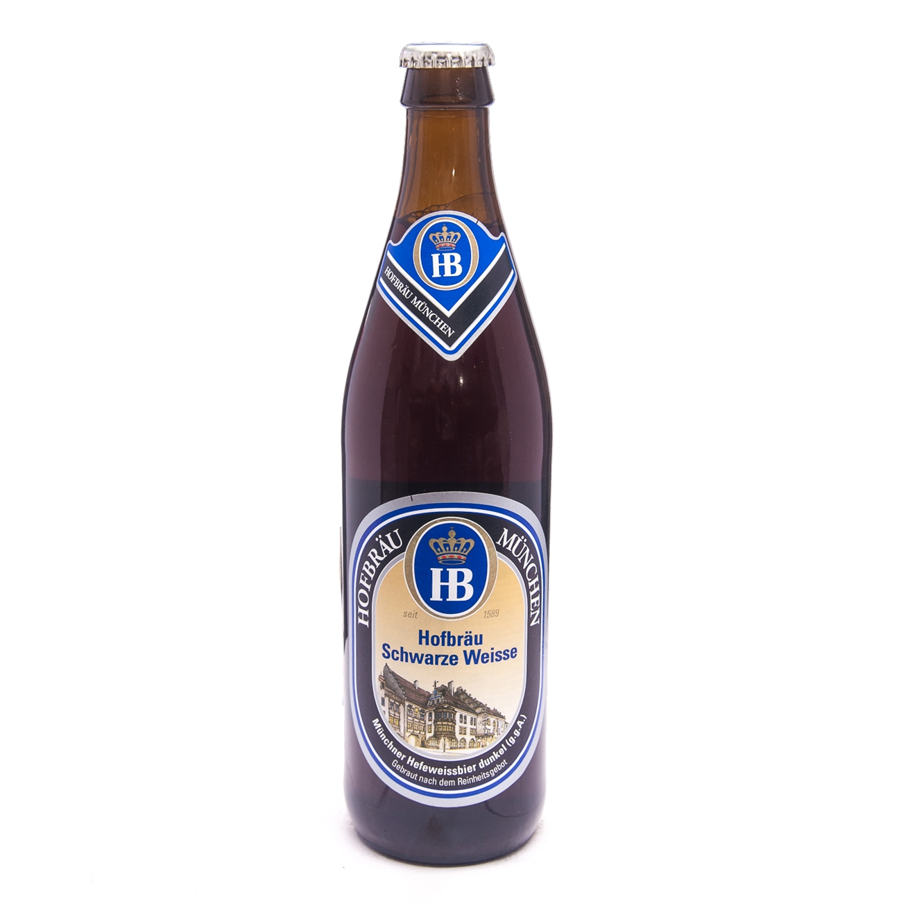 Hofbrau Schwarze Weisse / Тёмное пшеничное пиво 0,5 бут.