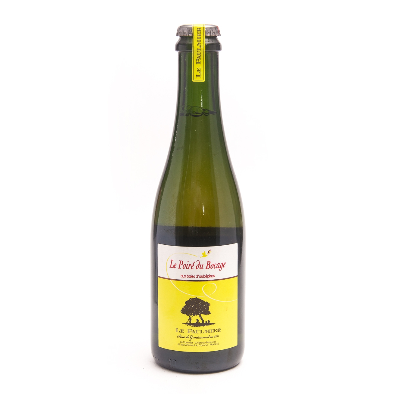 OLD_Cidre Le Paulmier Poire Paulmier du Bocage Aux Baies D'aubepines semi-dry 0,375 бут.