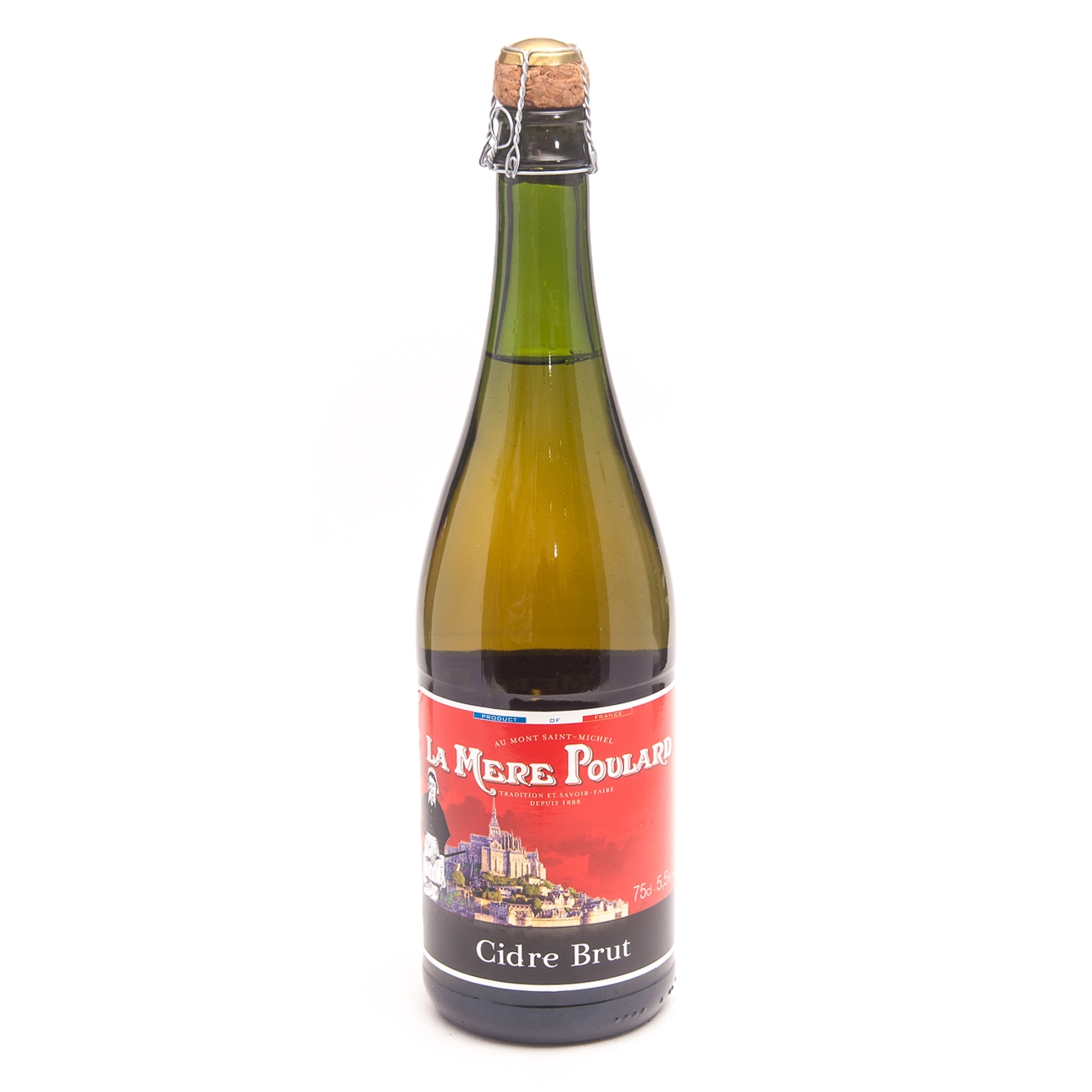 Сидр La Mere Poulard Cidre Brut/Сухой сидр 0,75 бут.