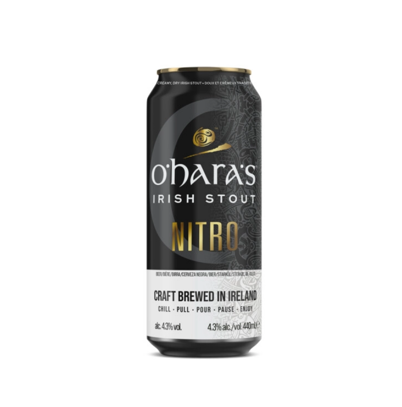 Carlow Oharas Irish Stout Nitro / Ирландский стаут с азотом 0,44 бан.