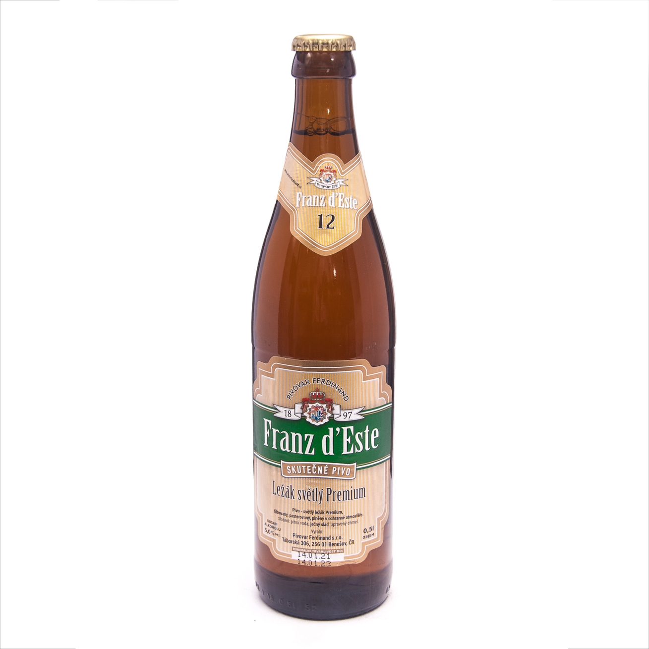 Ferdinand Premium Lager 12 / Премиальный лагер 12 0,5 бут.