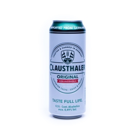 Clausthaler Original Non Alcoholic / Оригинальное 0,5 бан., б/а