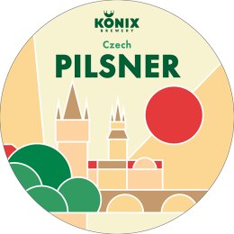 Konix Czech Pilsner / Чешский пильзнер 0,45 бут.