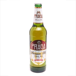 Praga Premium Pils св. 0,5 бут./ Прага Премиум пилснер светлое 0,5 бут.