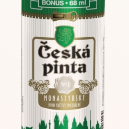 Ceska Pinta Monastyrske / Чешское пиво Монастырское 0,568 бан.