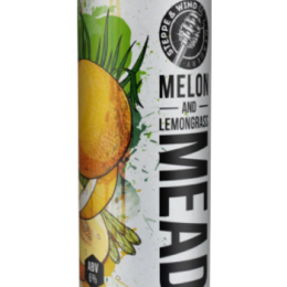 Мёд Steppe&Wind Melon And Lemongrass Mead / Медовуха с дыней и лемонграссом 0,45 бан.