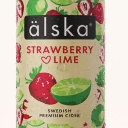 Сидр Alska Strawberry Lime/Альска Клубнично-лаймовая 0,44 бан.